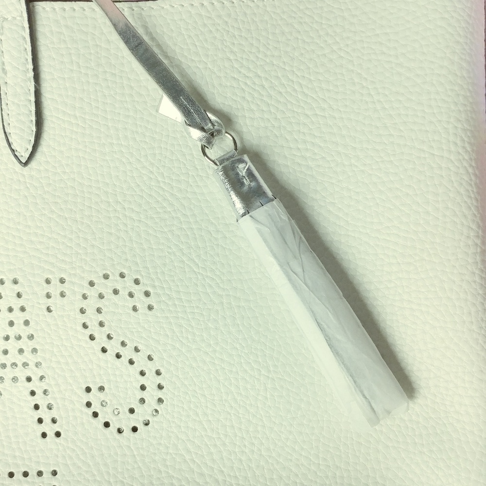 Victoria Secret Large Tote Bag  Color: White - Picture 6 of 7